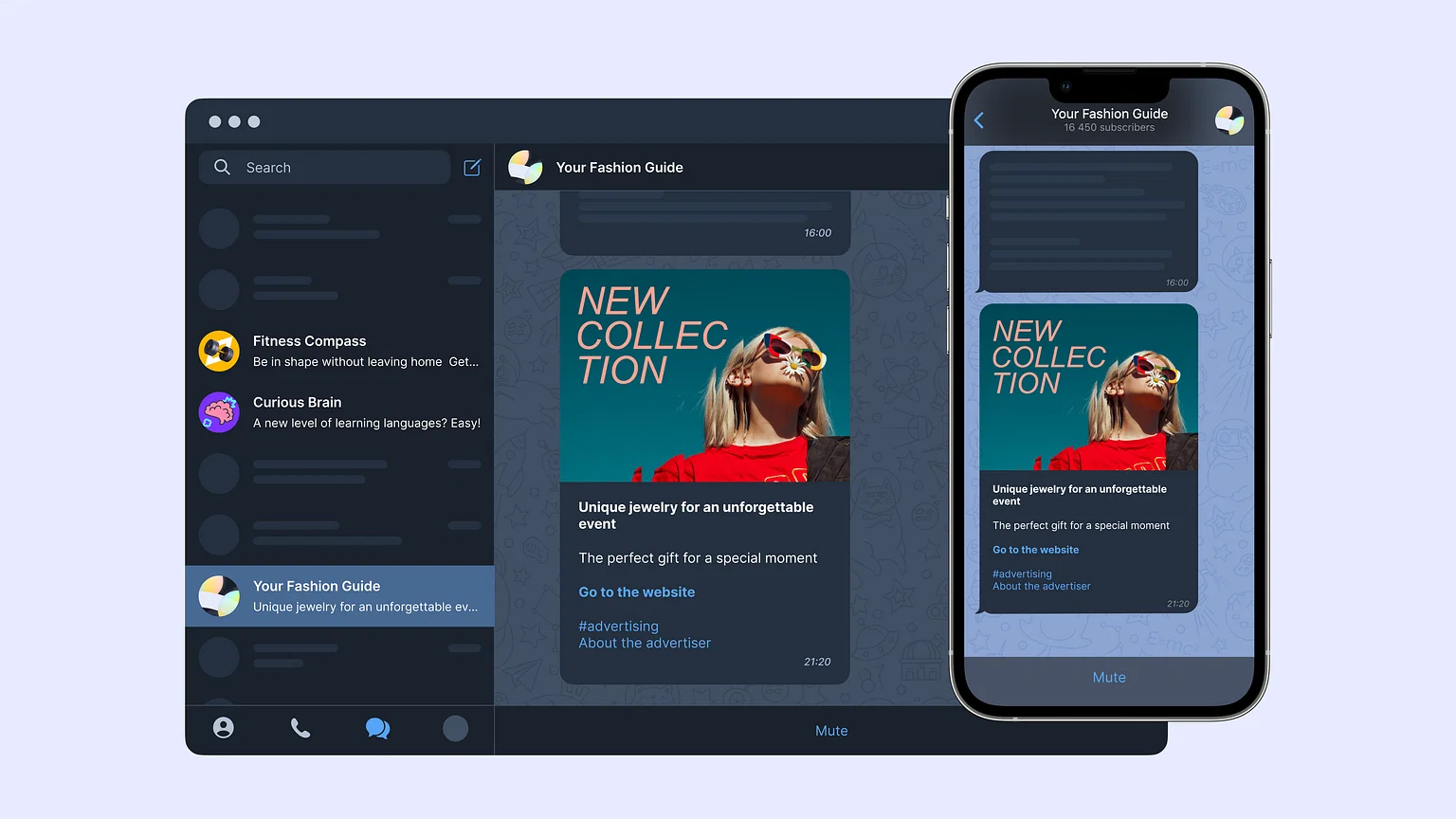 Yandex测试在Telegram频道中放置广告的新工具